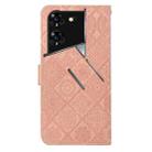 For Tecno Pova 5 Pro Ethnic Style Embossed Pattern Leather Phone Case(Pink) - 3