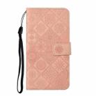 For Tecno Spark 10 Pro Ethnic Style Embossed Pattern Leather Phone Case(Pink) - 2