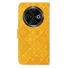 For Tecno Spark 30C Ethnic Style Embossed Pattern Leather Phone Case(Yellow) - 3