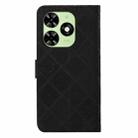 For Tecno Spark Go 2024 Ethnic Style Embossed Pattern Leather Phone Case(Black) - 3