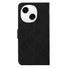 For Tecno Spark Go 1 Ethnic Style Embossed Pattern Leather Phone Case(Black) - 3