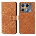 For Infinix GT 20 Pro Ethnic Style Embossed Pattern Leather Phone Case(Brown) - 1