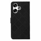 For Infinix Hot 30 Play NFC Ethnic Style Embossed Pattern Leather Phone Case(Black) - 3