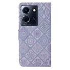 For Infinix Note 30 Ethnic Style Embossed Pattern Leather Phone Case(Purple) - 3