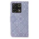 For Infinix Note 30 Pro 4G Ethnic Style Embossed Pattern Leather Phone Case(Purple) - 3