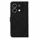 For Infinix Zero 30 5G Ethnic Style Embossed Pattern Leather Phone Case(Black) - 3