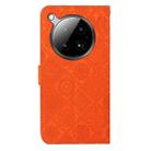 For Infinix Zero 40 4G Ethnic Style Embossed Pattern Leather Phone Case(Orange) - 3