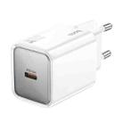 hoco N47 Glorious PD30W Type-C / USB-C Single Port Fast Charger, Plug Type:EU Plug(White) - 1