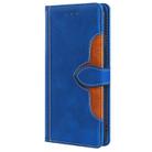 For Redmi Note 14 Pro 4G Skin Feel Magnetic Buckle Leather Phone Case(Blue) - 2