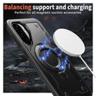 For Samsung Galaxy A56 5G PC Hybrid TPU Armor MagSafe Ring Holder Phone Case(Black) - 3
