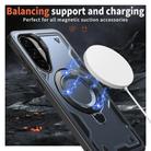 For Samsung Galaxy A56 5G PC Hybrid TPU Armor MagSafe Ring Holder Phone Case(Blue) - 3