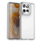 For Motorola Edge 50 Neo 5G Candy PC Hybrid TPU Shockproof Phone Case(White) - 1