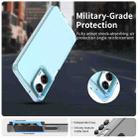 For Motorola Moto G35 5G Candy PC Hybrid TPU Shockproof Phone Case(Blue) - 2