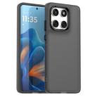 For Motorola Edge 60 Fusion Candy PC Hybrid TPU Shockproof Phone Case(Black) - 1