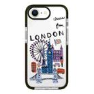 For iPhone 7 / 8 / SE 2020 2022 Simple Illustration Pattern Full Coverage Phone Case(City Landmark C) - 1