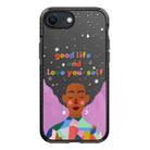 For iPhone 7 / 8 / SE 2020 2022 Simple Illustration Pattern Full Coverage Phone Case(Love Yourself B) - 1