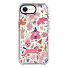 For iPhone 7 / 8 / SE 2020 2022 Simple Illustration Pattern Full Coverage Phone Case(Girl Stickers A) - 1