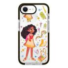 For iPhone 7 / 8 / SE 2020 2022 Simple Illustration Pattern Full Coverage Phone Case(Girls Wardrobe B) - 1