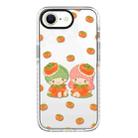 For iPhone 7 / 8 / SE 2020 2022 Simple Illustration Pattern Full Coverage Phone Case(Twin Stars A) - 1