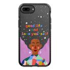 For iPhone 7 Plus / 8 Plus Simple Illustration Pattern Full Coverage Phone Case(Love Yourself B) - 1