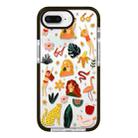 For iPhone 7 Plus / 8 Plus Simple Illustration Pattern Full Coverage Phone Case(Girl Stickers B) - 1