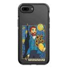 For iPhone 7 Plus / 8 Plus Simple Illustration Pattern Full Coverage Phone Case(Starry Sky A) - 1