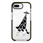 For iPhone 7 Plus / 8 Plus Simple Illustration Pattern Full Coverage Phone Case(Funny Cow A) - 1