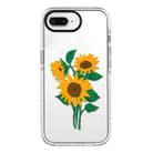 For iPhone 7 Plus / 8 Plus Simple Illustration Pattern Full Coverage Phone Case(Sunflowers A) - 1