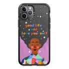 For iPhone 11 Pro Simple Illustration Pattern Full Coverage Phone Case(Love Yourself B) - 1