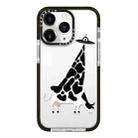 For iPhone 11 Pro Max Simple Illustration Pattern Full Coverage Phone Case(Funny Cow A) - 1