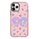 For iPhone 11 Pro Max Simple Illustration Pattern Full Coverage Phone Case(Twin Stars B) - 1