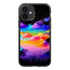 For iPhone 12 mini Simple Illustration Pattern Full Coverage Phone Case(Colorful Clouds C) - 1
