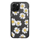 For iPhone 12 Pro Simple Illustration Pattern Full Coverage Phone Case(Daisy) - 1