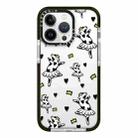 For iPhone 12 Pro Max Simple Illustration Pattern Full Coverage Phone Case(Funny Cow B) - 1
