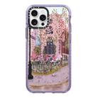 For iPhone 12 Pro Max Simple Illustration Pattern Full Coverage Phone Case(Spring Scene A) - 1