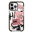 For iPhone 12 Pro Max Simple Illustration Pattern Full Coverage Phone Case(Happy Every Day A) - 1