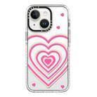 For iPhone 13 Simple Illustration Pattern Full Coverage Phone Case(3D Love) - 1