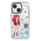 For iPhone 13 Simple Illustration Pattern Full Coverage Phone Case(Girls Wardrobe A) - 1