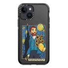 For iPhone 13 mini Simple Illustration Pattern Full Coverage Phone Case(Starry Sky A) - 1