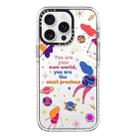 For iPhone 13 Pro Simple Illustration Pattern Full Coverage Phone Case(Love Yourself A) - 1