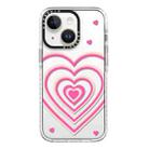 For iPhone 14 Plus Simple Illustration Pattern Full Coverage Phone Case(3D Love) - 1