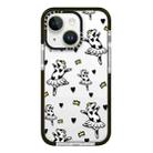 For iPhone 14 Plus Simple Illustration Pattern Full Coverage Phone Case(Funny Cow B) - 1