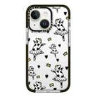 For iPhone 15 Plus Simple Illustration Pattern Full Coverage Phone Case(Funny Cow B) - 1