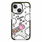 For iPhone 15 Plus Simple Illustration Pattern Full Coverage Phone Case(Happy Party B) - 1