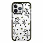 For iPhone 15 Pro Simple Illustration Pattern Full Coverage Phone Case(Funny Cow B) - 1