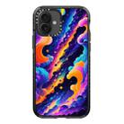 For iPhone 16 Simple Illustration Pattern Full Coverage Phone Case(Colorful Clouds B) - 1