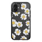 For iPhone 16 Plus Simple Illustration Pattern Full Coverage Phone Case(Daisy) - 1