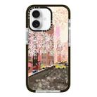 For iPhone 16 Plus Simple Illustration Pattern Full Coverage Phone Case(Spring Scene B) - 1