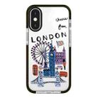 For iPhone X / XS Simple Illustration Pattern Full Coverage Phone Case(City Landmark C) - 1