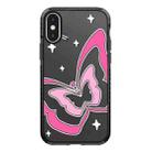 For iPhone X / XS Simple Illustration Pattern Full Coverage Phone Case(Butterfly) - 1